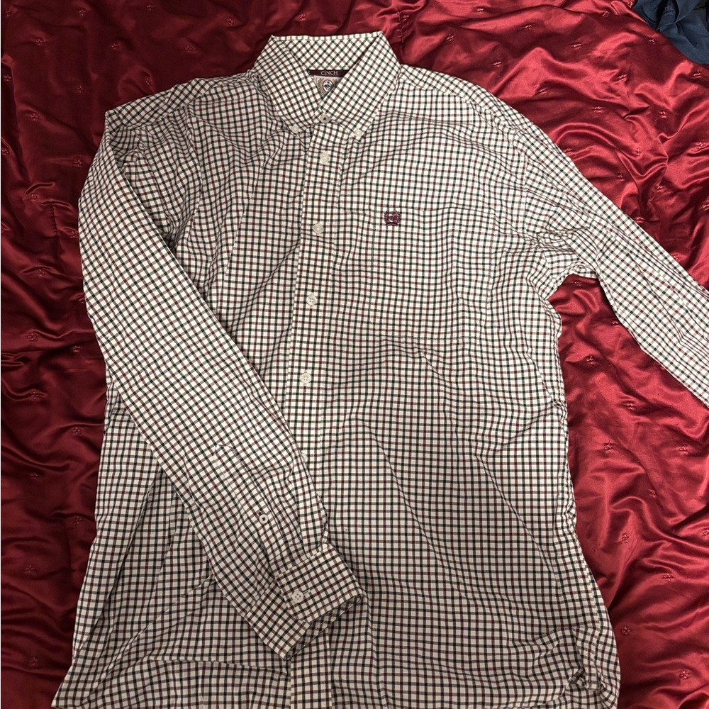 Cinch western shirt size small